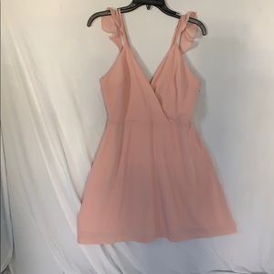 Peach color Short dress